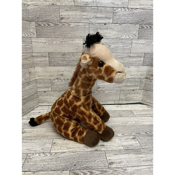 Aurora Destination Nation Giraffe Plush 9" Stuffed Toy Realistic Soft Animal - Picture 4 of 9